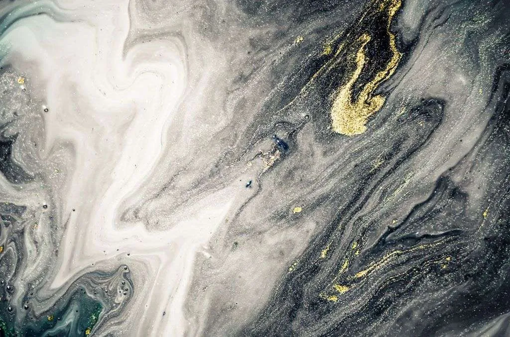 Фотообои в интерьере флюид арт - космос  9-958 фото