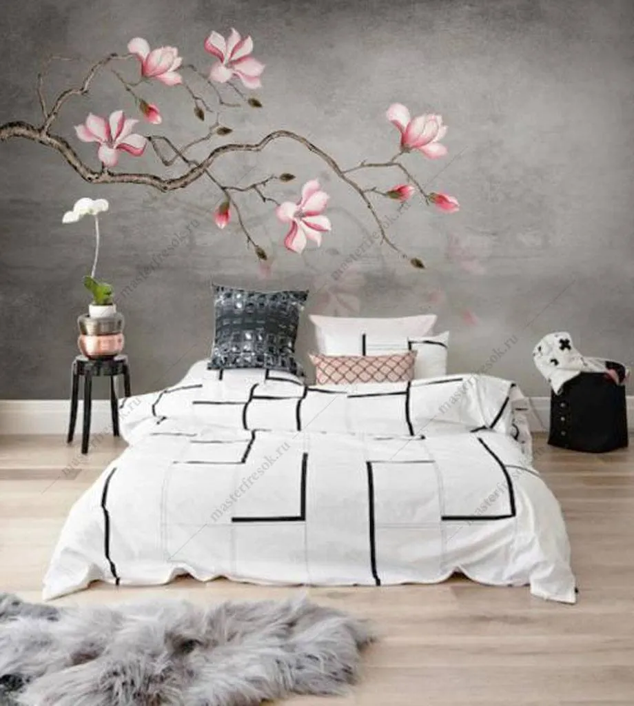 Фотообои Японские цветы  15-895