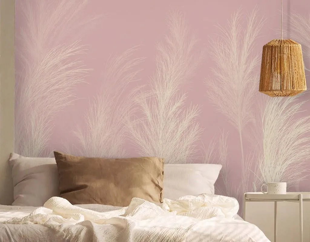Фотообои в интерьере пушистые веточки  9-2002 фото