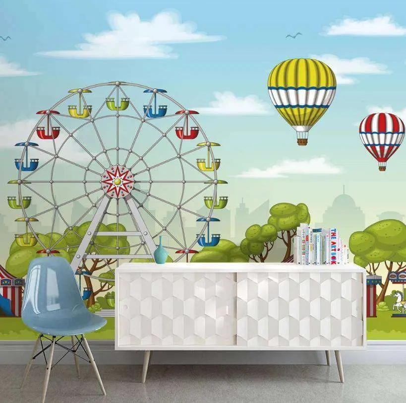 Фотообои в интерьере карусели  15-054 фото