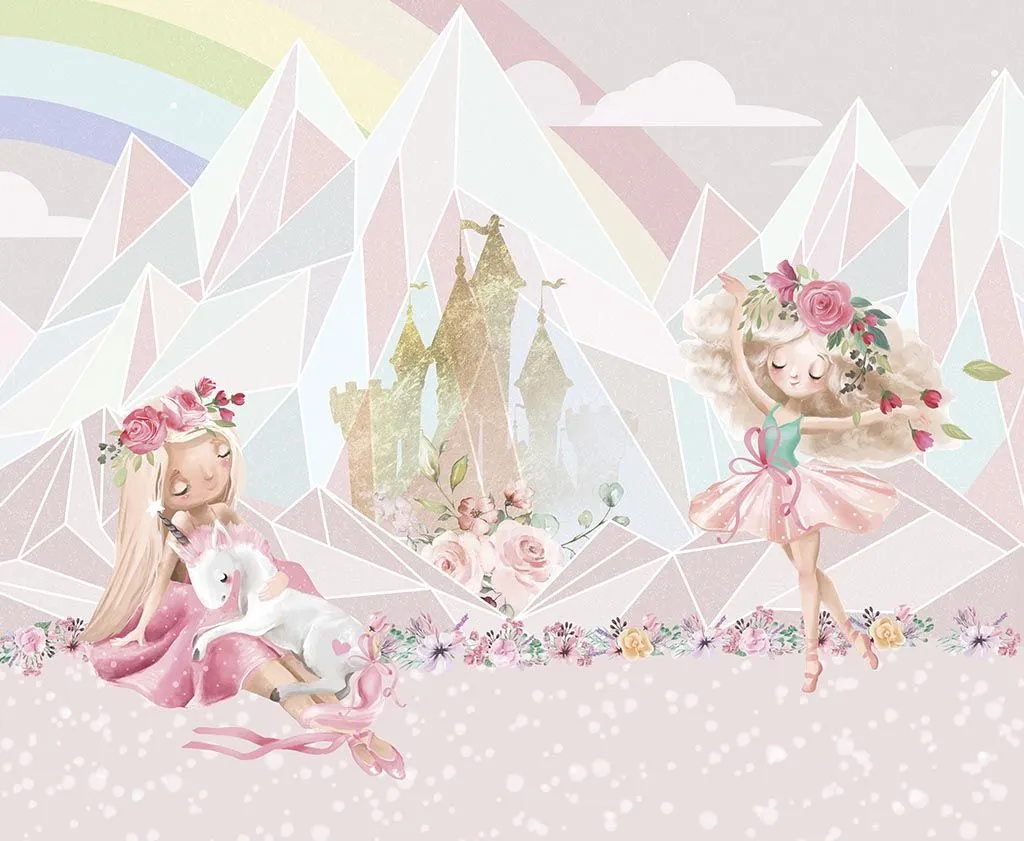 Фотообои в интерьере танцующие балерины  14-078 фото