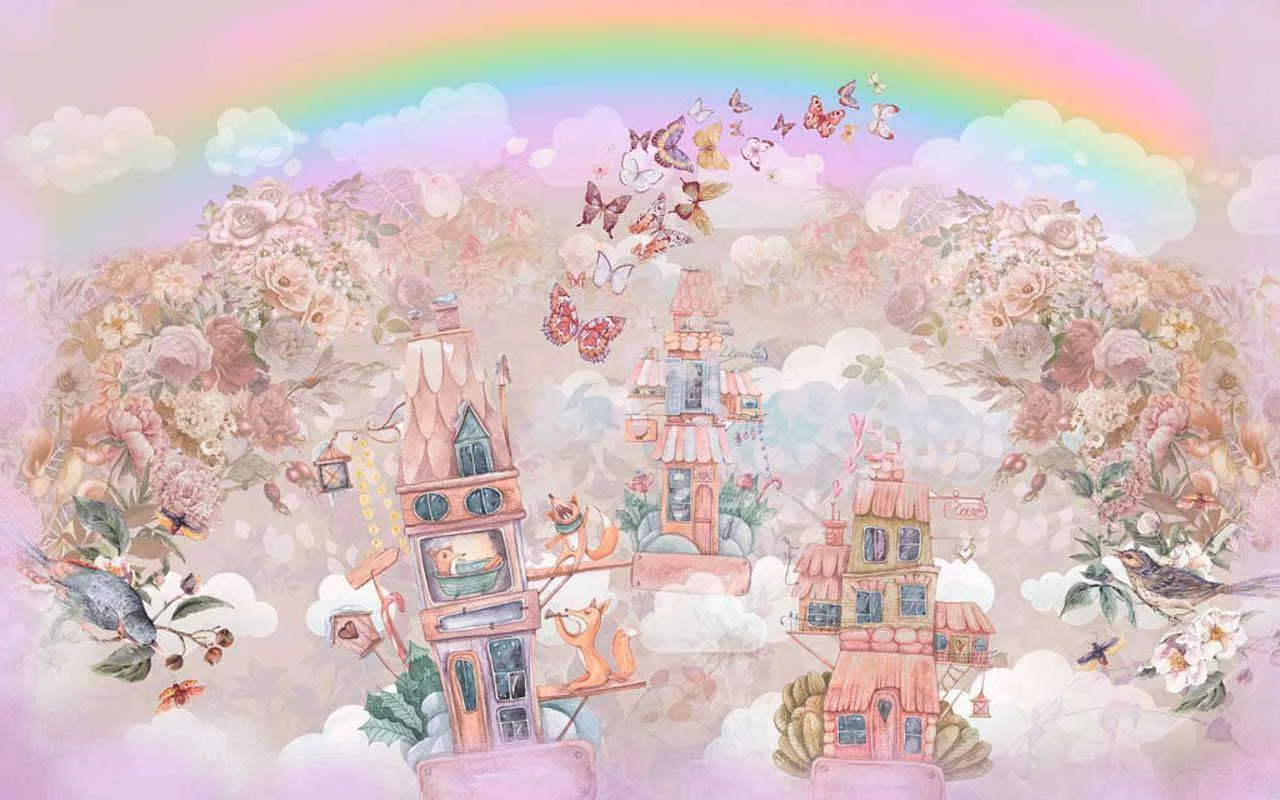 Фотообои в интерьере дэниела мерриам - мир замков  13-065 фото