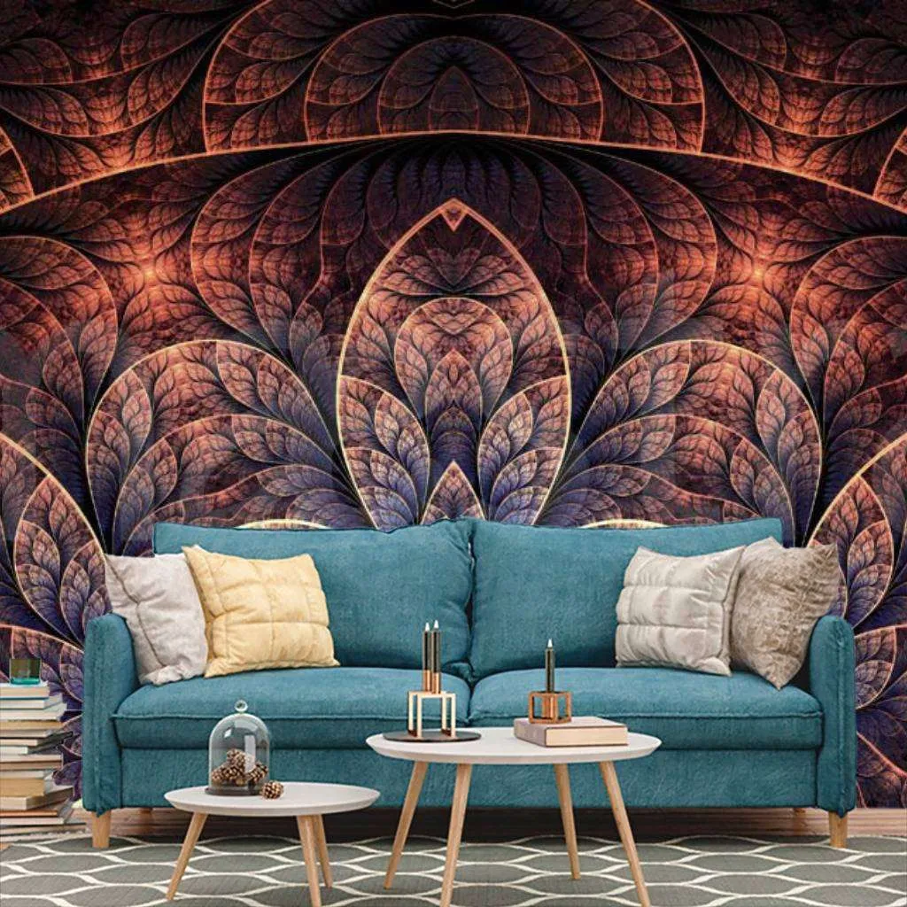 Фотообои Бесшовные обои на стену:  Цветная абстракция. Артикул: 4-296  