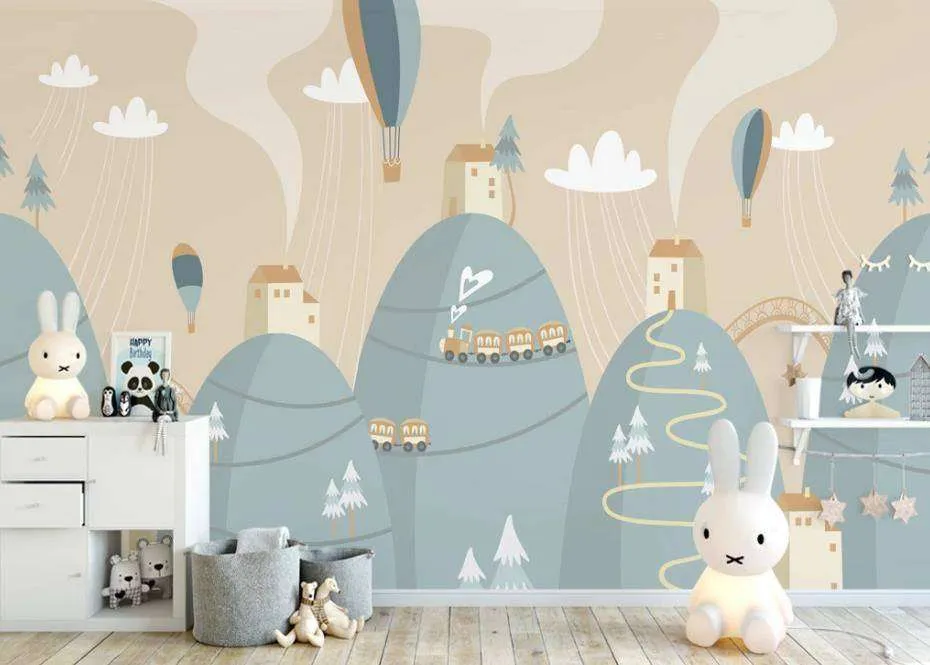 Фотообои Домики в горах  15-242