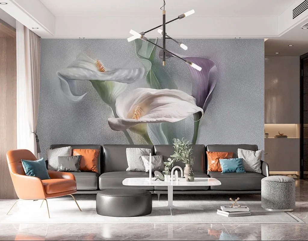 Фотообои Экибана с каллами  13-509