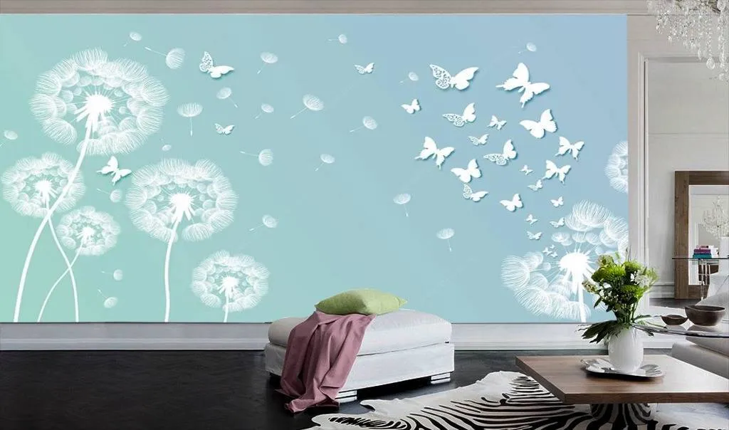 Фотообои Белый одуванчик  15-749