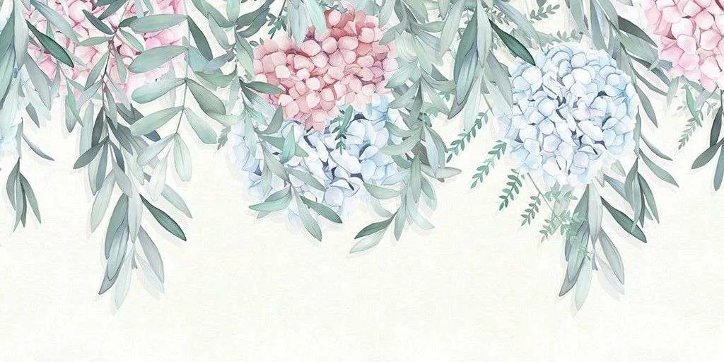 Фотообои в интерьере цветы сверху  9-1993 фото