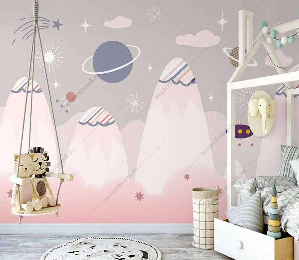 Фотообои в интерьере инопланетянин  16-097 фото