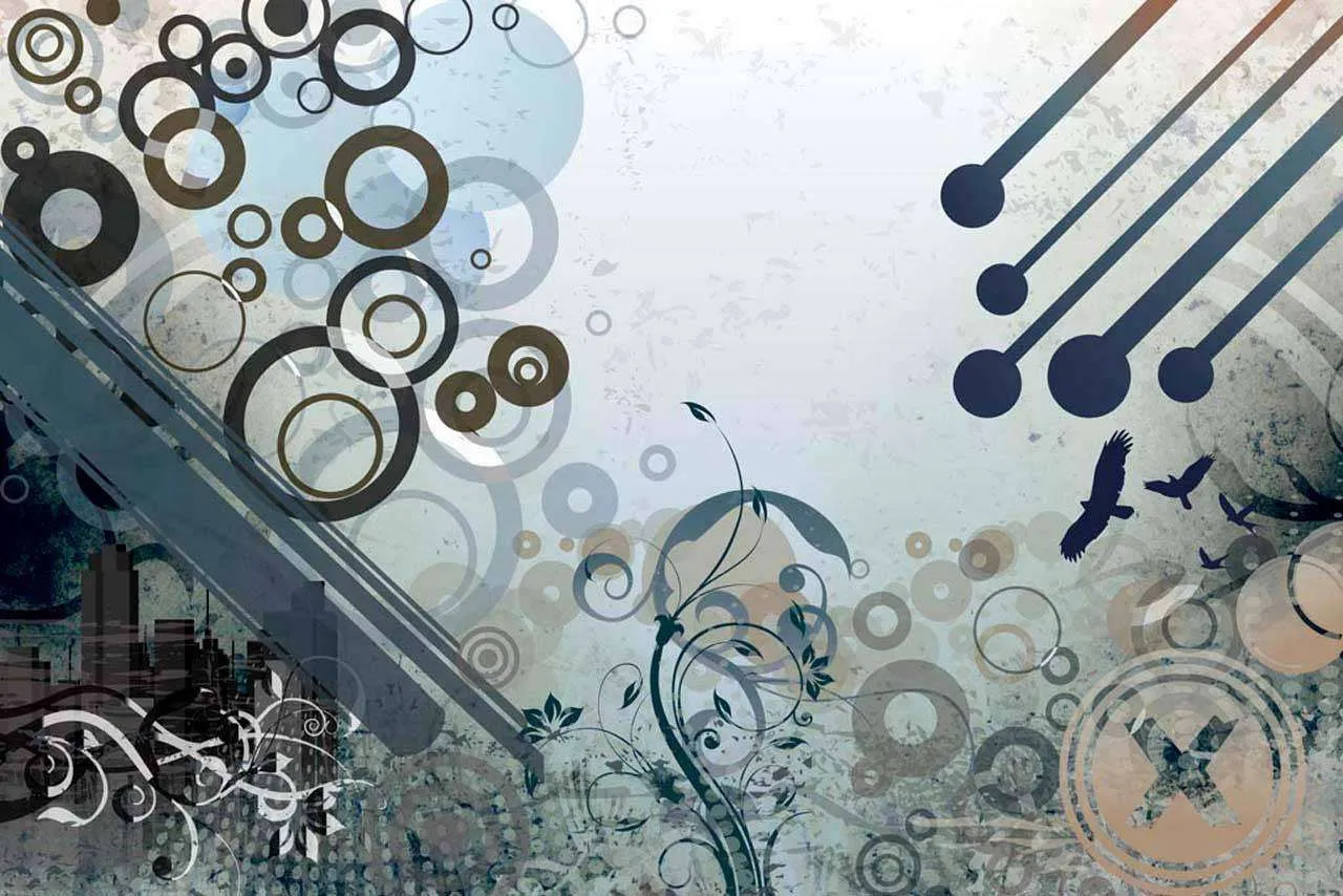 Фотообои в интерьере геометрическая фактура  7-637 фото