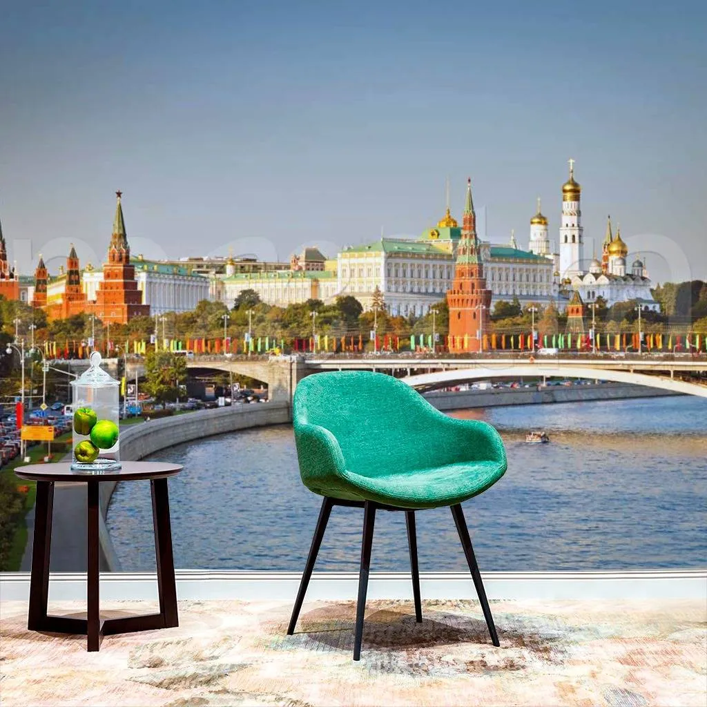 Фотообои Набережная у кремля  4-272