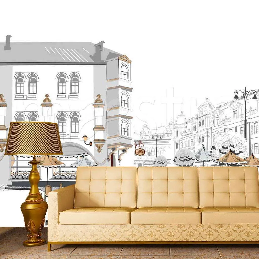 Фотообои Рисунок карандашом  9-133