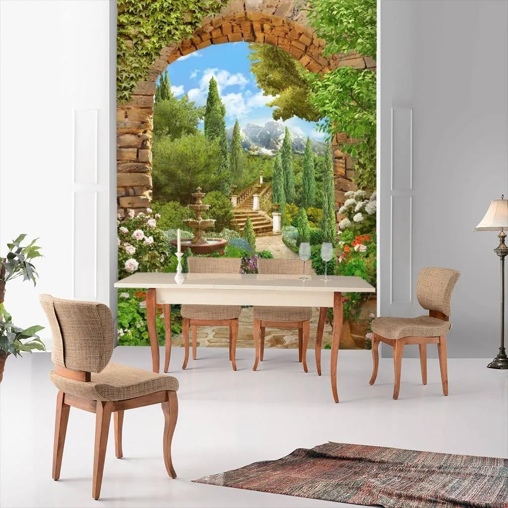 Фотообои Арка и тропинка в сад  17-0082