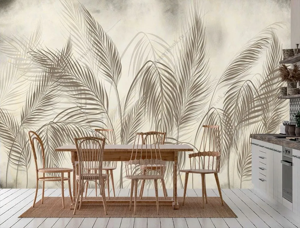 Фотообои в интерьере одинокие ветви  9-1718 фото