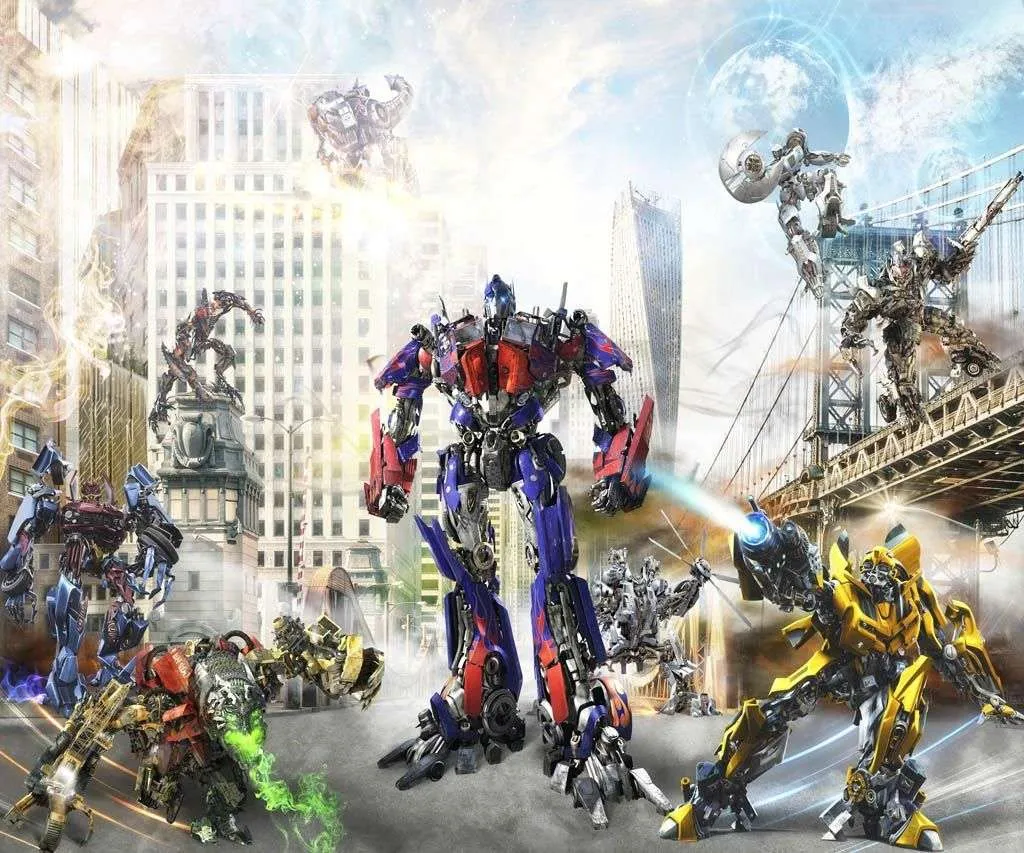 Фотообои в интерьере трансформеры  12-1305 фото