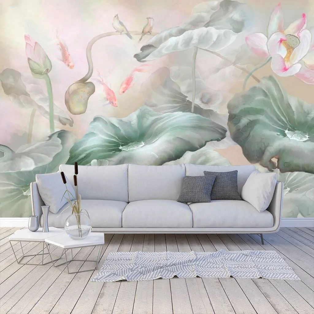 Фотообои Китайский лотос  13-270