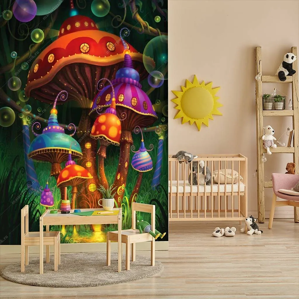 Фотообои Сказочный грибок  8-305