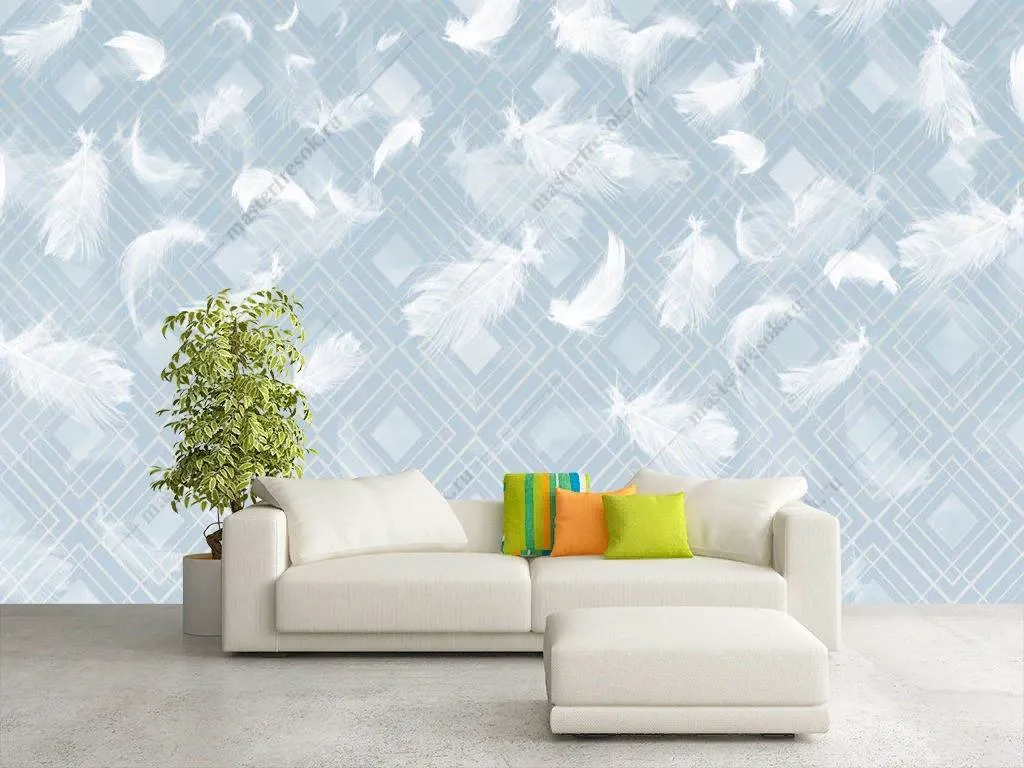 Фотообои Перья в небе  10-758