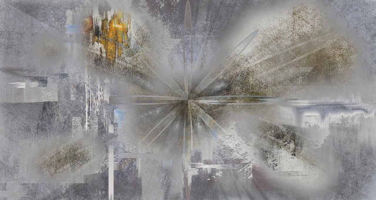 Фотообои в интерьере абстрактный пейзаж  13-559 фото