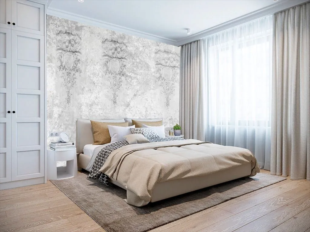 Фотообои в интерьере узоры барокко  14-306 фото