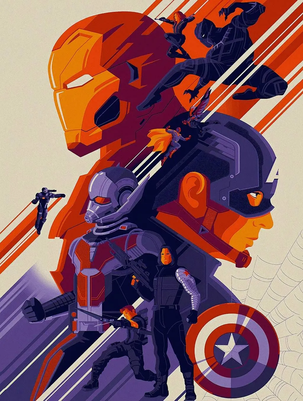 Фотообои в интерьере марвел воин  12-1653 фото