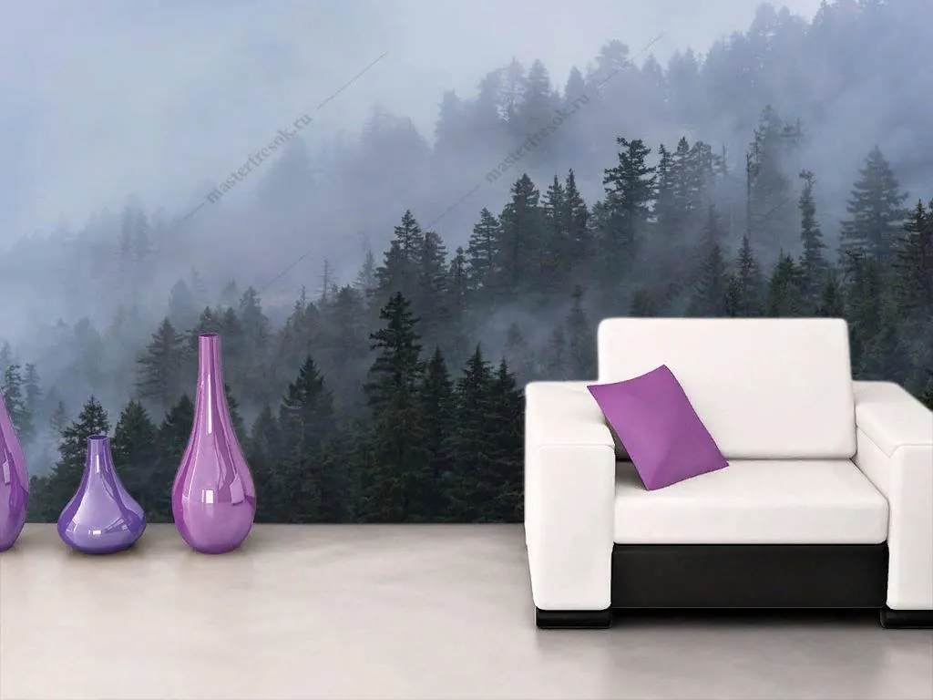 Фотообои Лес утренний  9-1155