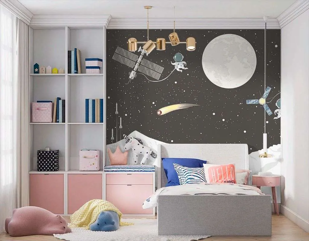 Фотообои в интерьере космическая станция  12-1647 фото