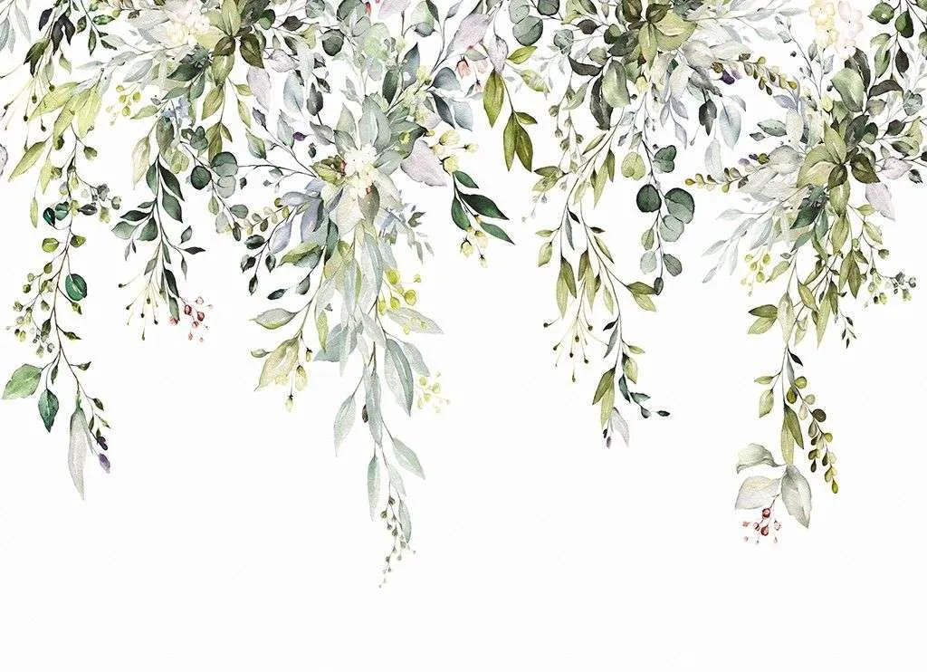 Фотообои в интерьере ветви свисающие  14-641 фото