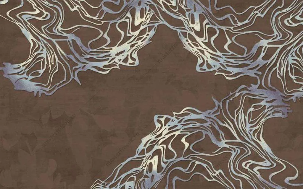 Фотообои в интерьере коричневая абстракция  16-149 фото