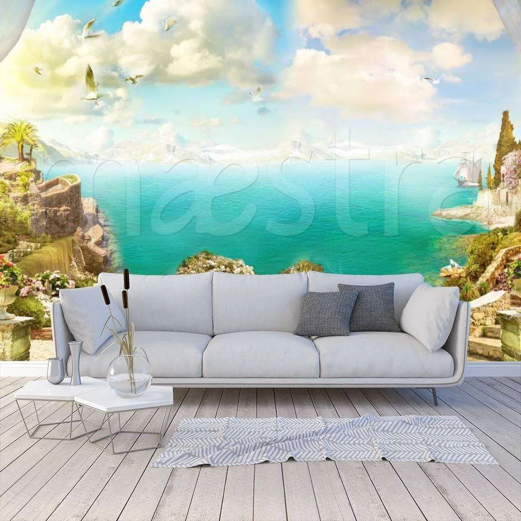 Фотообои Спуск на волшебный пляж  5-035