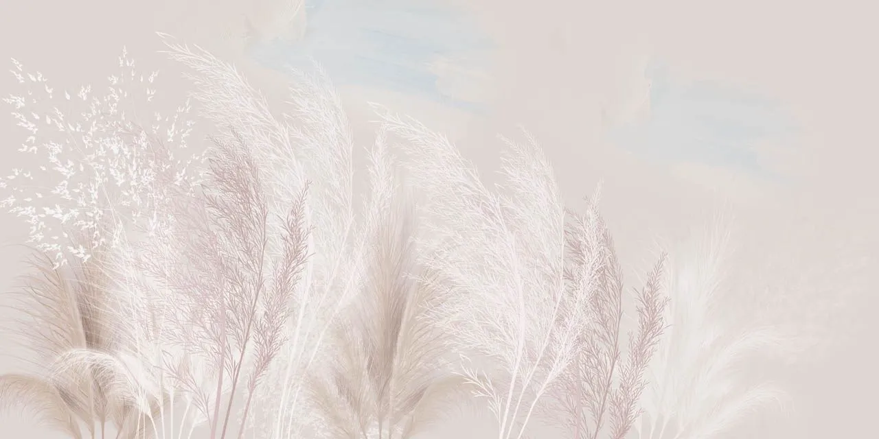 Фотообои в интерьере пушистые кусты  13-723 фото