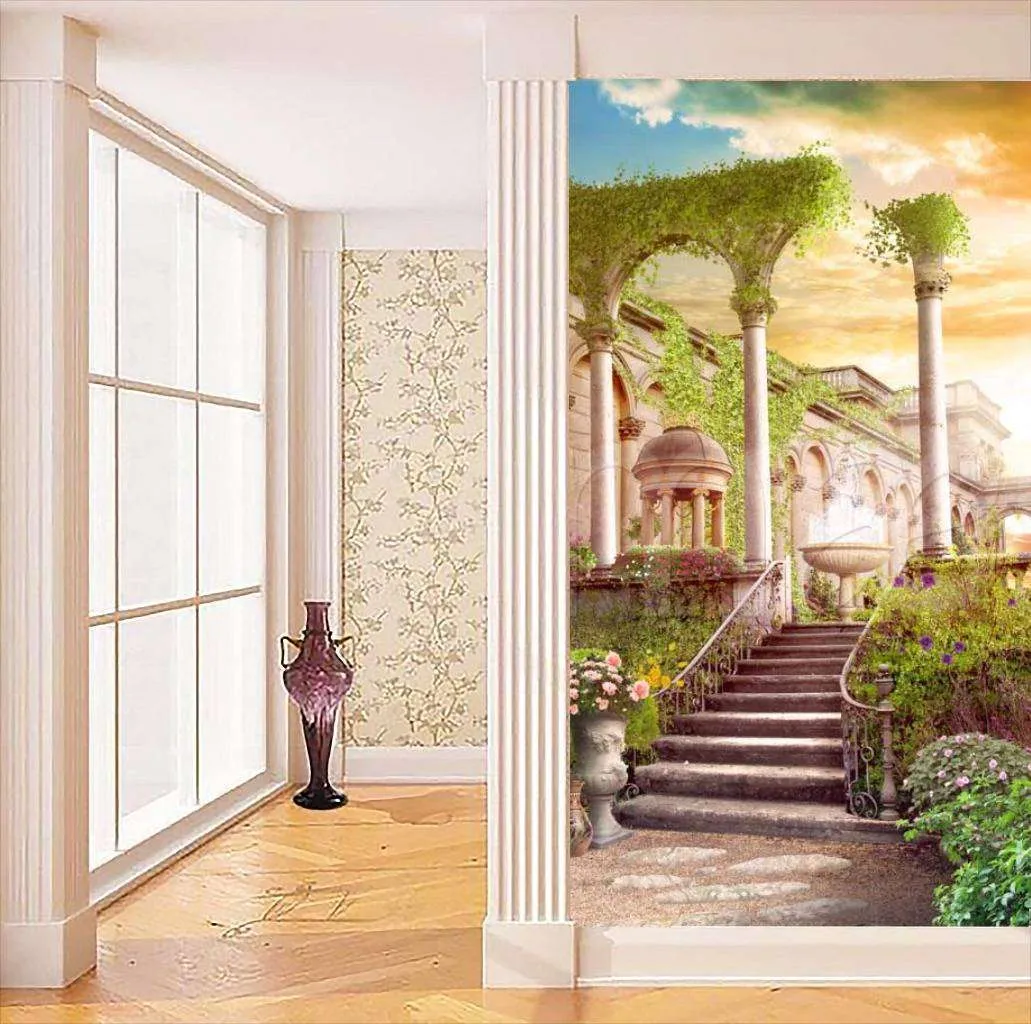 Фотообои в интерьере парадная лестница во дворце  11-024 фото