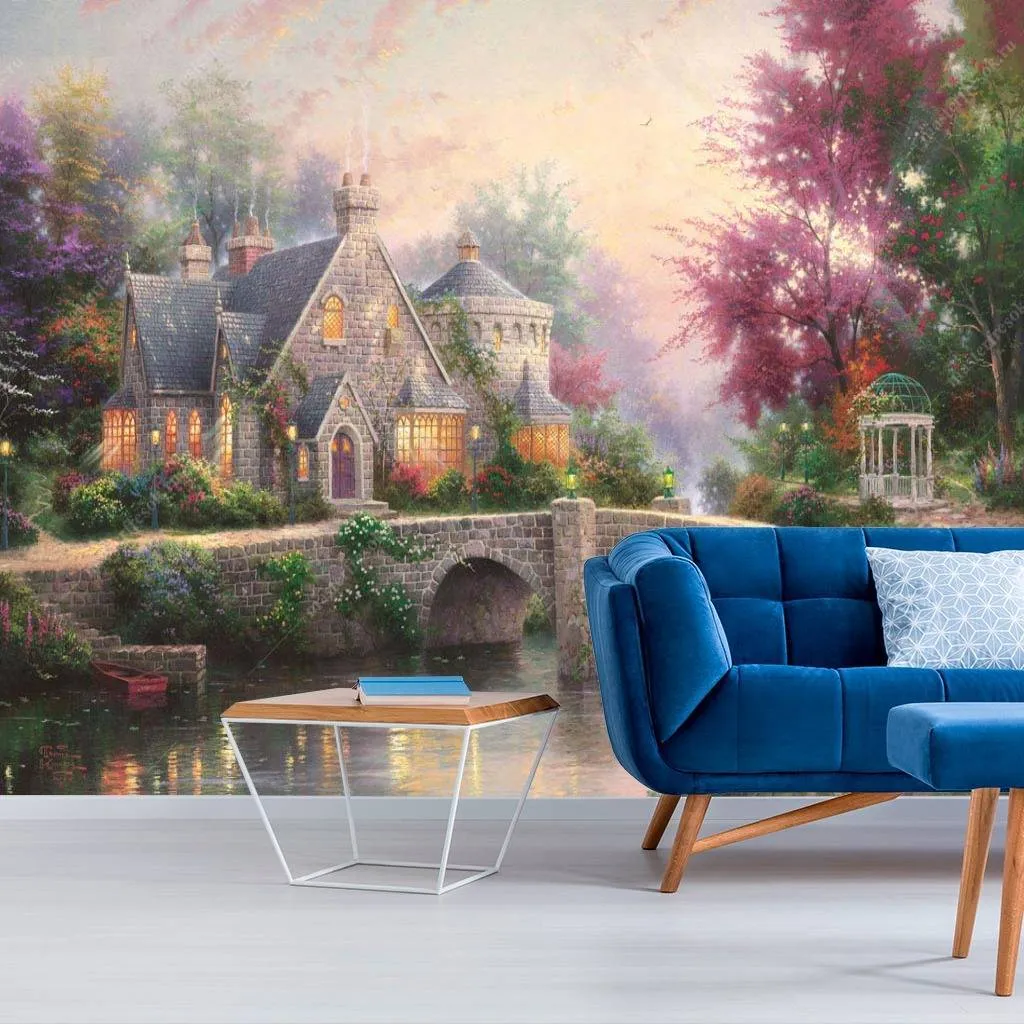 Фотообои Домик в лесу  8-321