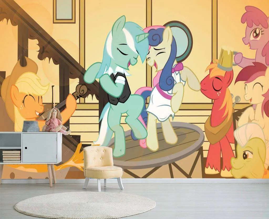 Фотообои Пони танцуют  12-607