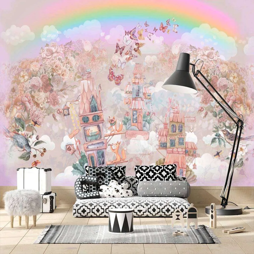 Фотообои в интерьере дэниела мерриам - мир замков  13-065 фото