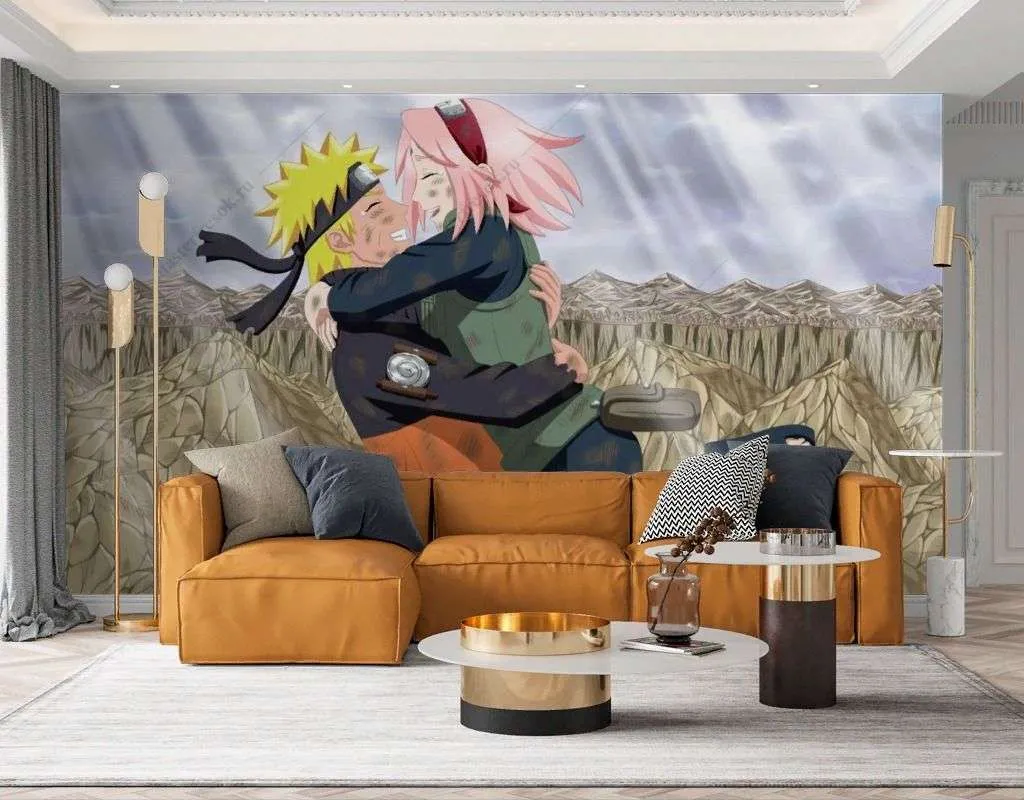 Фотообои в интерьере сакура узумаки  12-1343 фото
