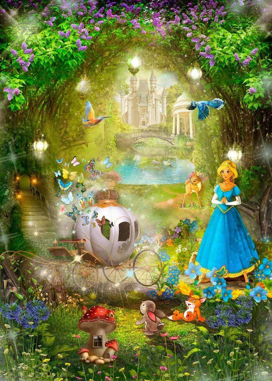 Фотообои в интерьере сказочный сюжет  7-406 фото