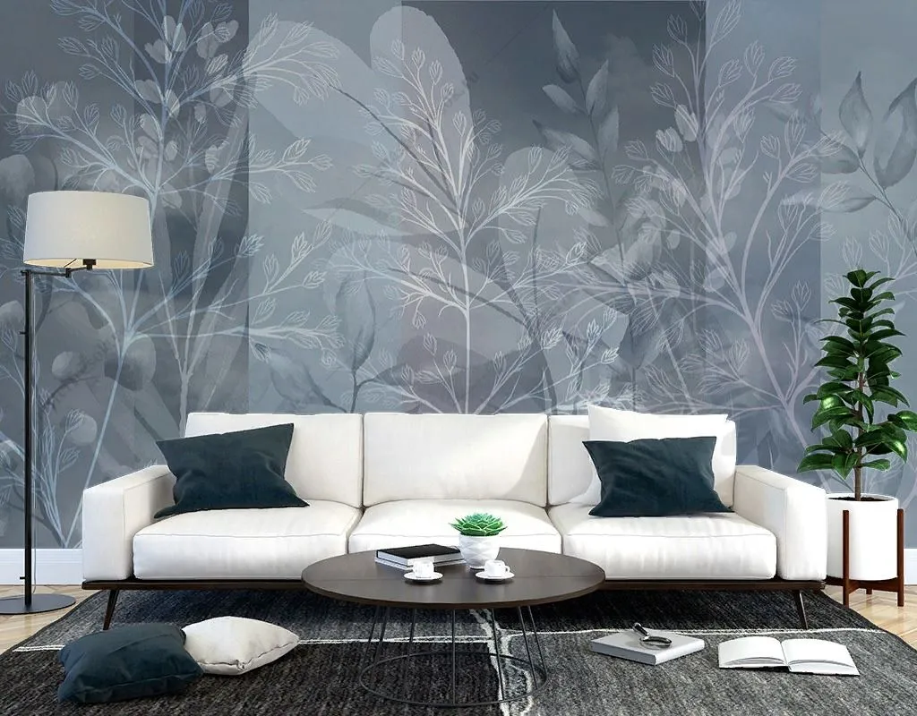 Фотообои Абстракция ветви в ночи  9-1831