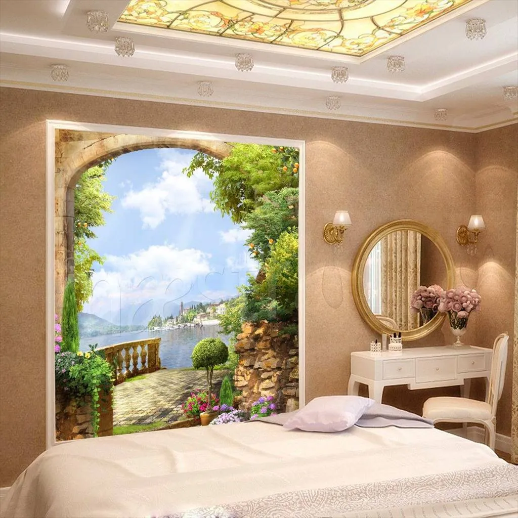 Фотообои Арка с выходом на набережную  11-057