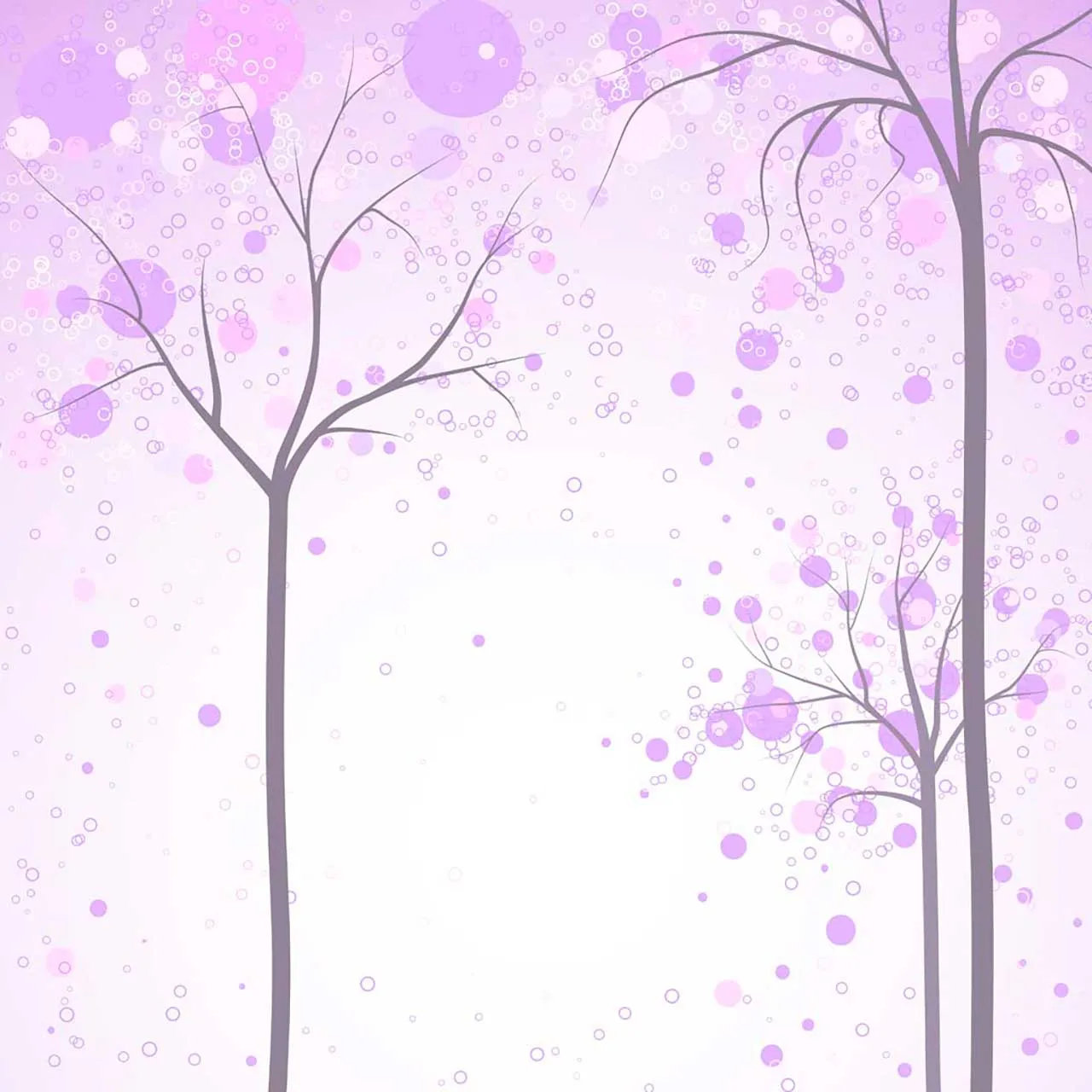 Фотообои в интерьере деревья в тумане 3 д  9-153 фото