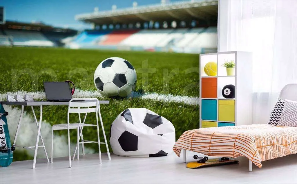 Фотообои в интерьере угловой на поле  12-540 фото