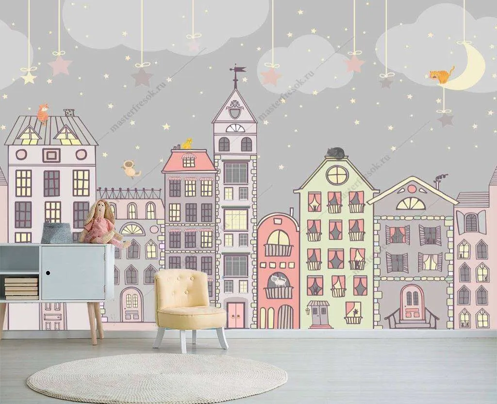 Фотообои в интерьере голландские домики  13-153 фото