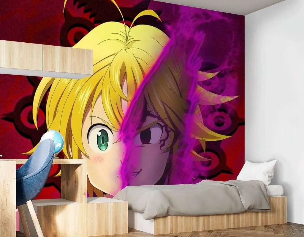 Фотообои в интерьере аниме. мелиодас.  12-1636 фото