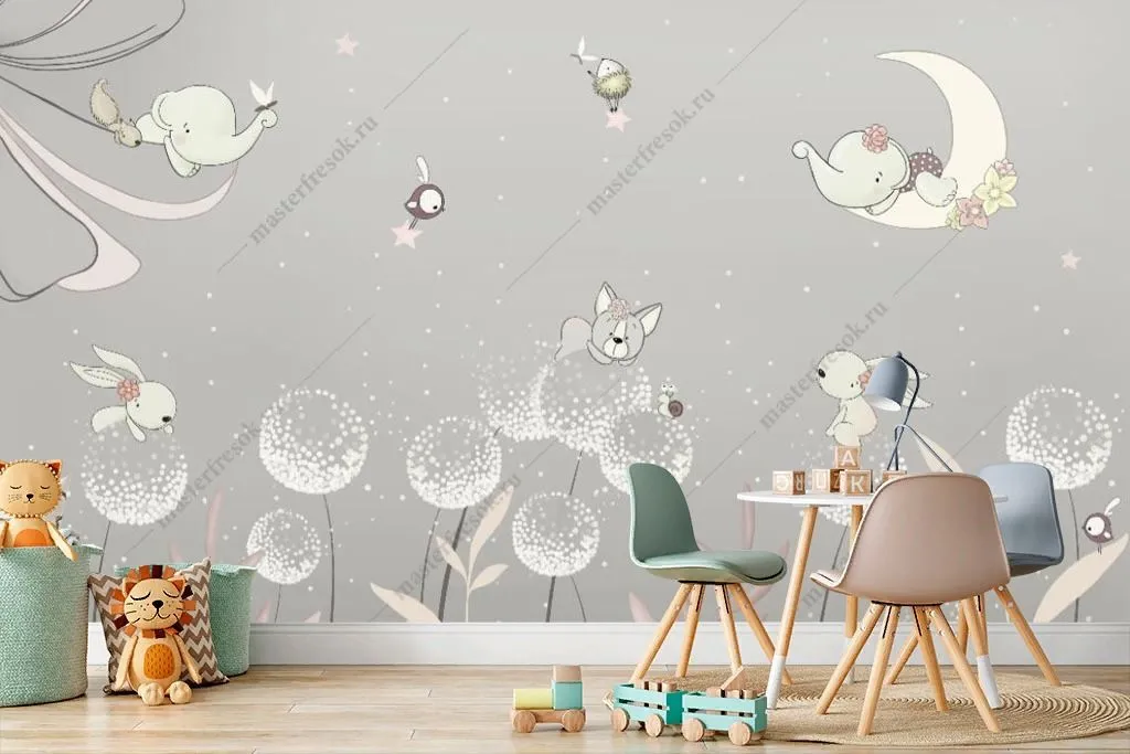 Фотообои Сказочные одуванчики  14-529