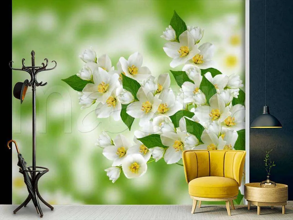 Фотообои Веточка жасмина  10-112