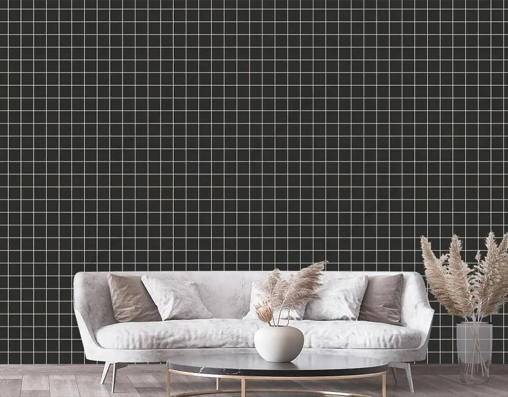 Фотообои в интерьере клетчатый фон  14-637 фото