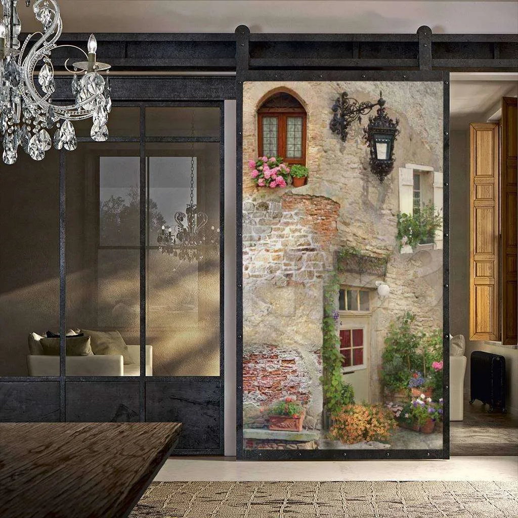 Фотообои Старая стена с фонарем  6-017