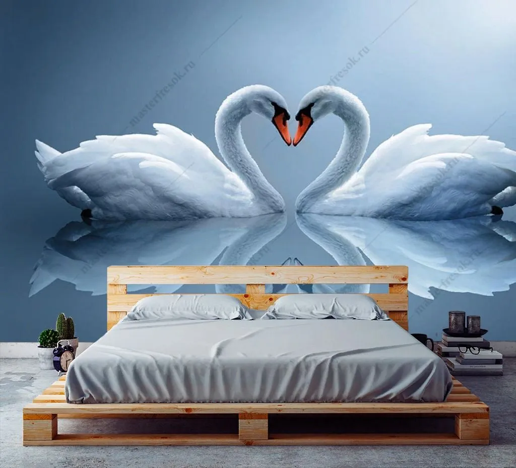 Фотообои в интерьере пара ледбедей  9-1740 фото