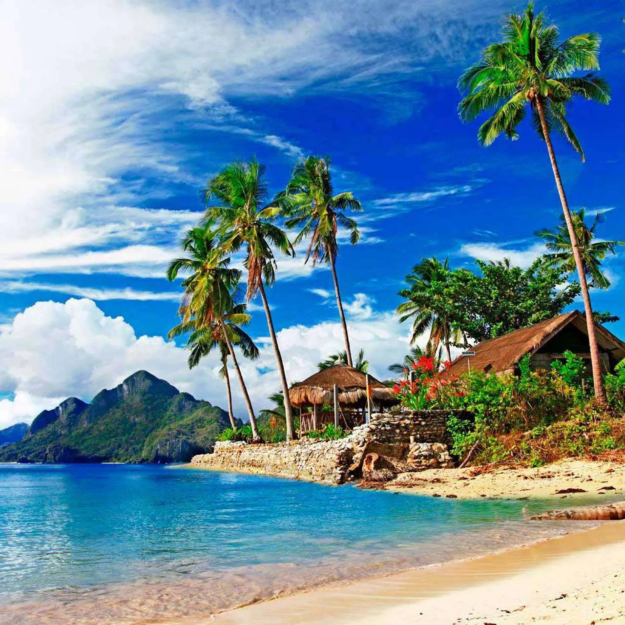 Фотообои в интерьере домик у моря  4-358 фото