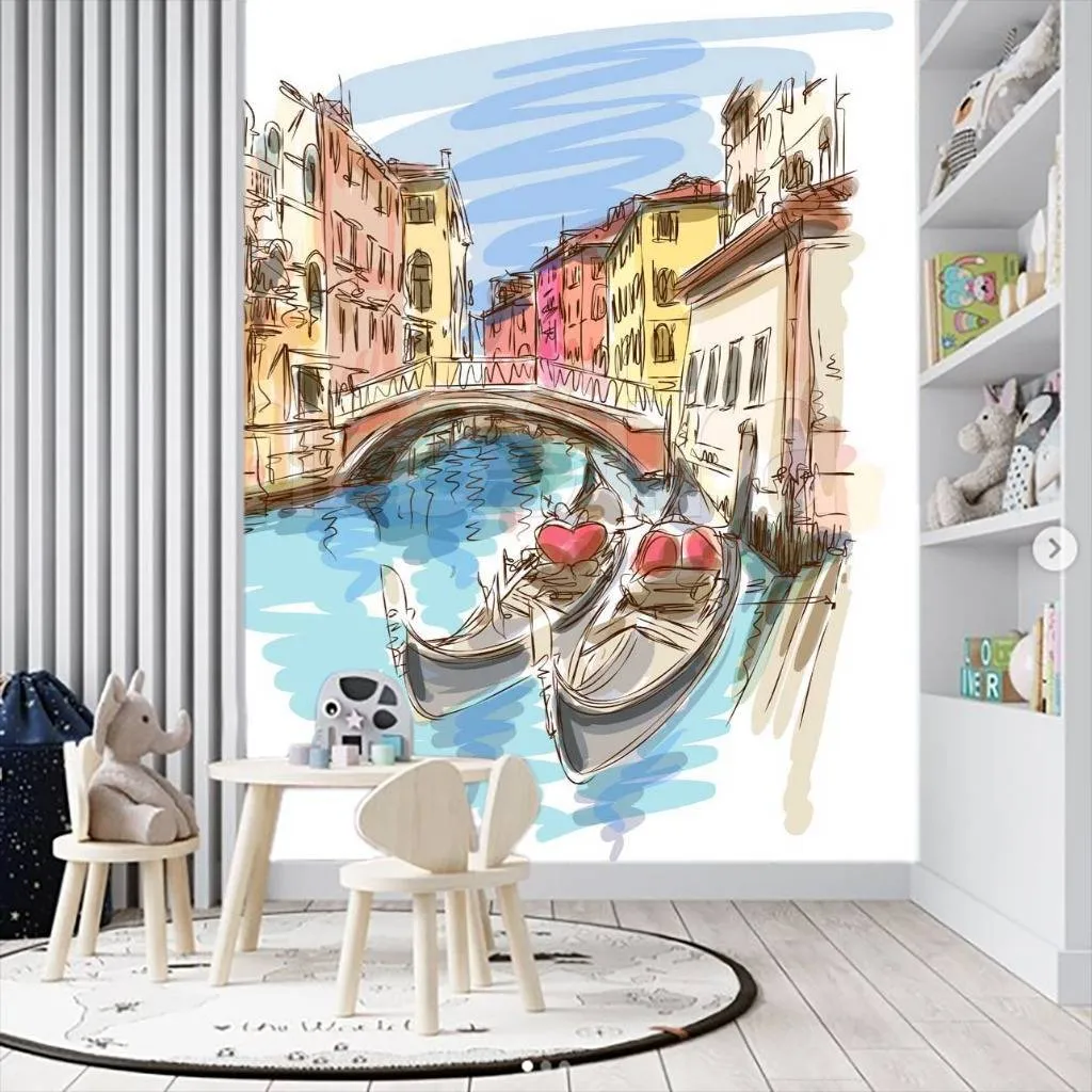 Фотообои Гондолы в Венеции  9-256