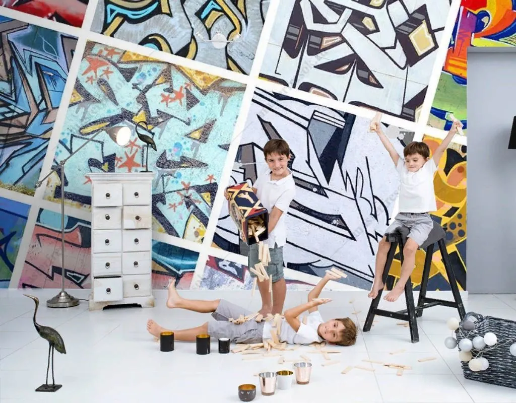 Фотообои Граффити коллаж  12-1578